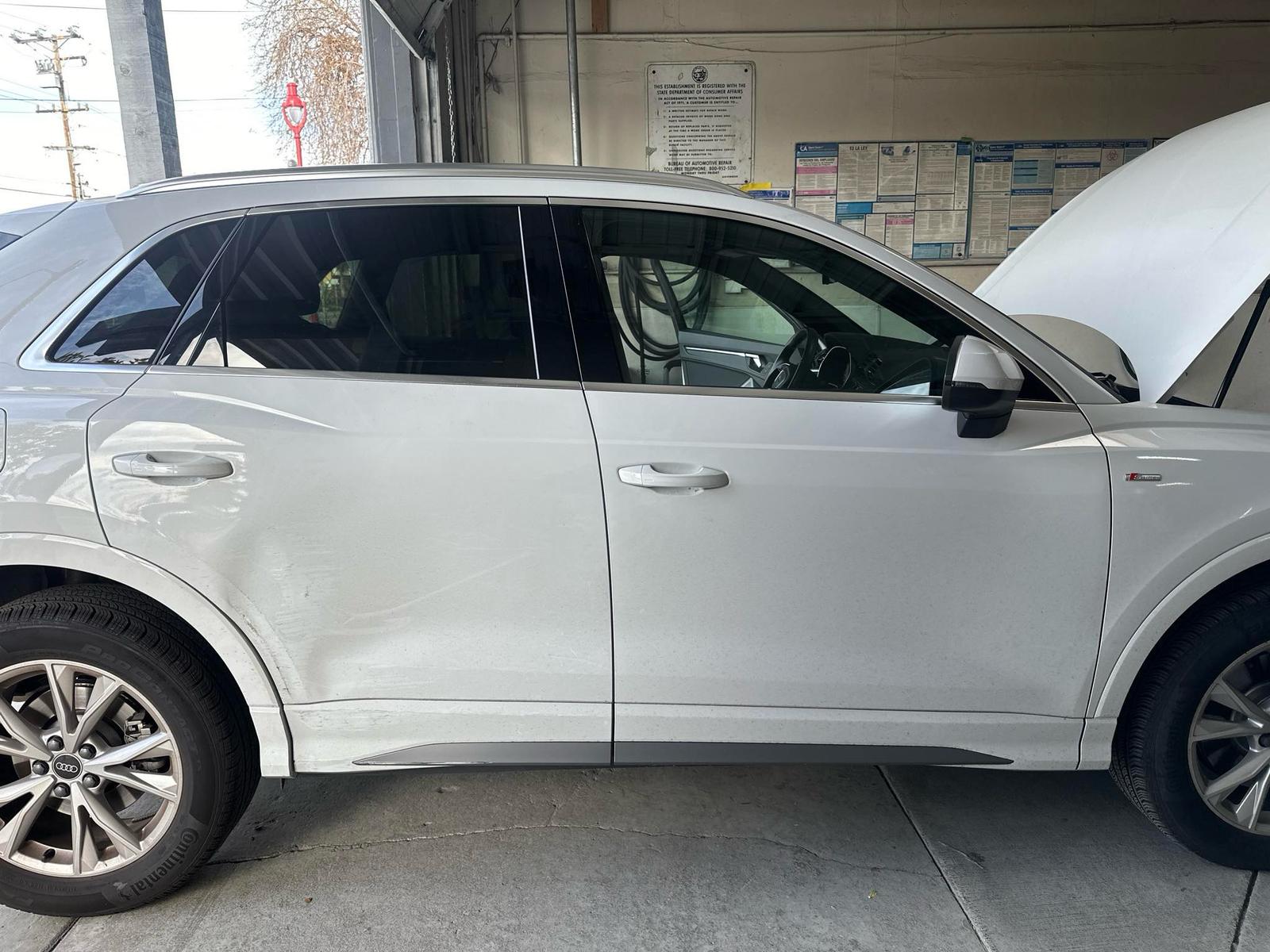 Vehicle after repair