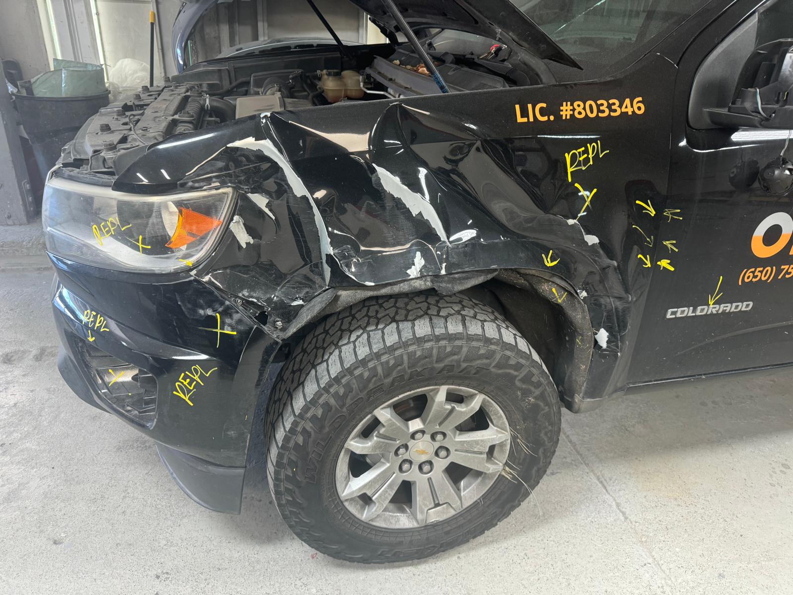Chevrolet Colorado before repair